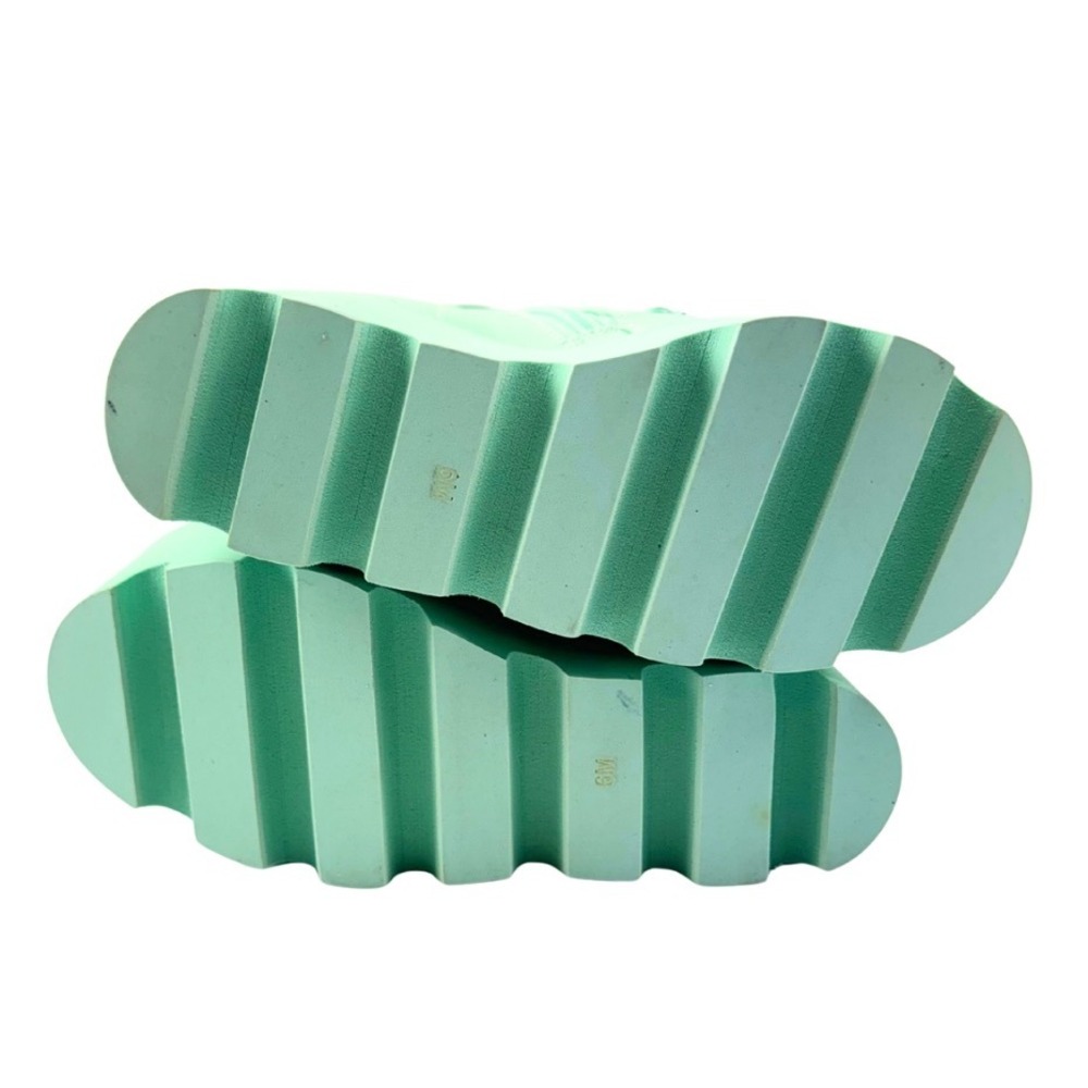 Sugar Thrillz Platform Boots Mint Green Lace Up Buckle Women's Shoes - Size 6 M - Picture 7 of 10